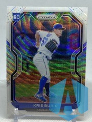 2021 Panini Prizm Tier II White Wave Prizm Kris Bubic #198 Rookie RC